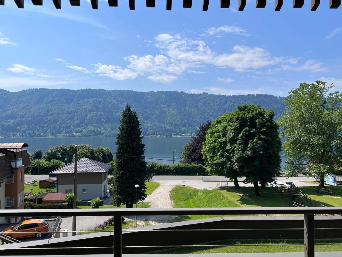 Ferienwohnung Mit Seeblick - Ossiacher See Gerlitzen Sattendorf Exterior foto